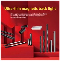 Système d'éclairage sur rail magnétique ultra mince 48V Éclairage sur rail magnétique intelligent Tuya Zigbee Éclairage sur rail magnétique intelligent