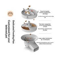Distributeur intelligent de nourriture pour animaux de compagnie, alimenté par USB, interactif, à portions contrôlées, avec surveillance visuelle et alimentation vidéo à distance pour chiens et chats