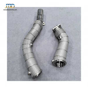 JTLD Factory Stocking 304 tubo recto <span class=keywords><strong>de</strong></span> escape <span class=keywords><strong>de</strong></span> acero inoxidable sin Heatshiled para <span class=keywords><strong>BMW</strong></span> G80 M3 G82 <span class=keywords><strong>M4</strong></span> - Product Image 2