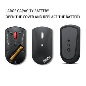 <span class=keywords><strong>Souris</strong></span> <span class=keywords><strong>sans</strong></span> <span class=keywords><strong>fil</strong></span> pour ThinkPad 4Y50X88822, <span class=keywords><strong>souris</strong></span> laser <span class=keywords><strong>ergonomique</strong></span> noire pour ordinateur portable, rétroéclairée, pour les deux mains - Product Image 3