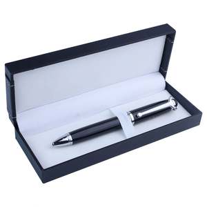 Juego de Bolígrafos Ejecutivos de Lujo de Alta Calidad, Negros, Personalizados, de Metal, con Punta de Bola, para Regalo Publicitario - Product Image 1