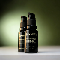 Sérum pour les yeux personnalisé à marque privée, sérum anti-âge pour hommes + peptides, cible les cernes, les poches, les ridules et les pattes d'oie