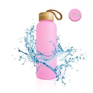 Bouteille d'eau en verre 20oz avec couvercle en bambou, vierge pour sublimation, livraison gratuite depuis notre entrepôt aux États-Unis - Product Image 3
