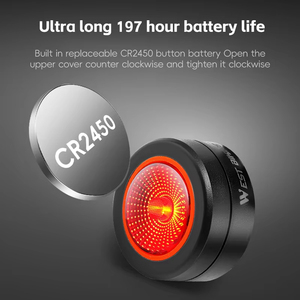 Luz trasera de bicicleta, luz magnética para bicicleta, impermeable, inteligente, 5 modos, Sensor, luz trasera, luces de advertencia traseras para bicicleta - Product Image 4