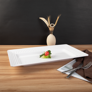 Vente directe d'usine de haute qualité 19.7 pouces <span class=keywords><strong>grand</strong></span> <span class=keywords><strong>plateau</strong></span> de Service de Restaurant <span class=keywords><strong>plateau</strong></span> de nourriture rectangulaire en <span class=keywords><strong>mélamine</strong></span> - Product Image 3