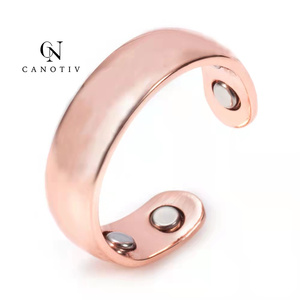 La atención de la salud de cobre puro <span class=keywords><strong>bio</strong></span> anillos energía magnética de las mujeres de iones negativos germanio anillo - Product Image 4