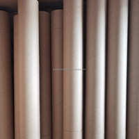 Emballage en tube de papier kraft écologique en gros A1 A2 A3 A4