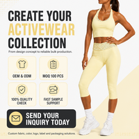 Ensemble de yoga 2 pièces grande taille pour femme, haut court dos nu à pois et short, sans couture, recyclable, pour la gym, l'entraînement et les loisirs