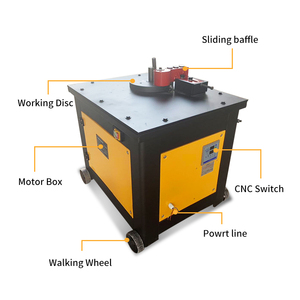 Machine à cintrer les barres d'acier, barre plate, angle, <span class=keywords><strong>fer</strong></span> renforcé - Product Image 2