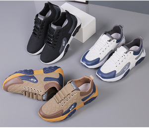 Sneakers Casual da <span class=keywords><strong>Uomo</strong></span> con Lacci, <span class=keywords><strong>Scarpe</strong></span> <span class=keywords><strong>Sportive</strong></span> alla Moda per Tutte le Stagioni, Primavera Estate Autunno Inverno - Product Image 1