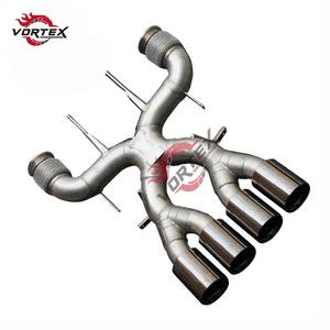 Sistema de Escape VORTEX SUS304 Valvetronic Catback para McLaren 720S (Estilo 765LT) 4.0T 2017-2024, Tubo en X, Derivación, Punta con Acabado Arenado, Instalación Directa - Product Image 2