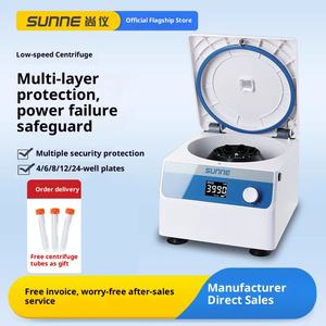 Shangyi Hoge Lage Snelheid <span class=keywords><strong>Centrifuge</strong></span> Laboratorium Getimede Grote Capaciteit Kleine Serumvet Bevriezing Desktop Separator Model SN-LSC-1 Gemaakt - Product Image 5