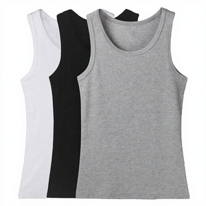 Débardeurs personnalisés pour femmes, décontractés, en maille, effet coton, couleur pastel, séchage rapide, pour impression par transfert thermique - Product Image 2