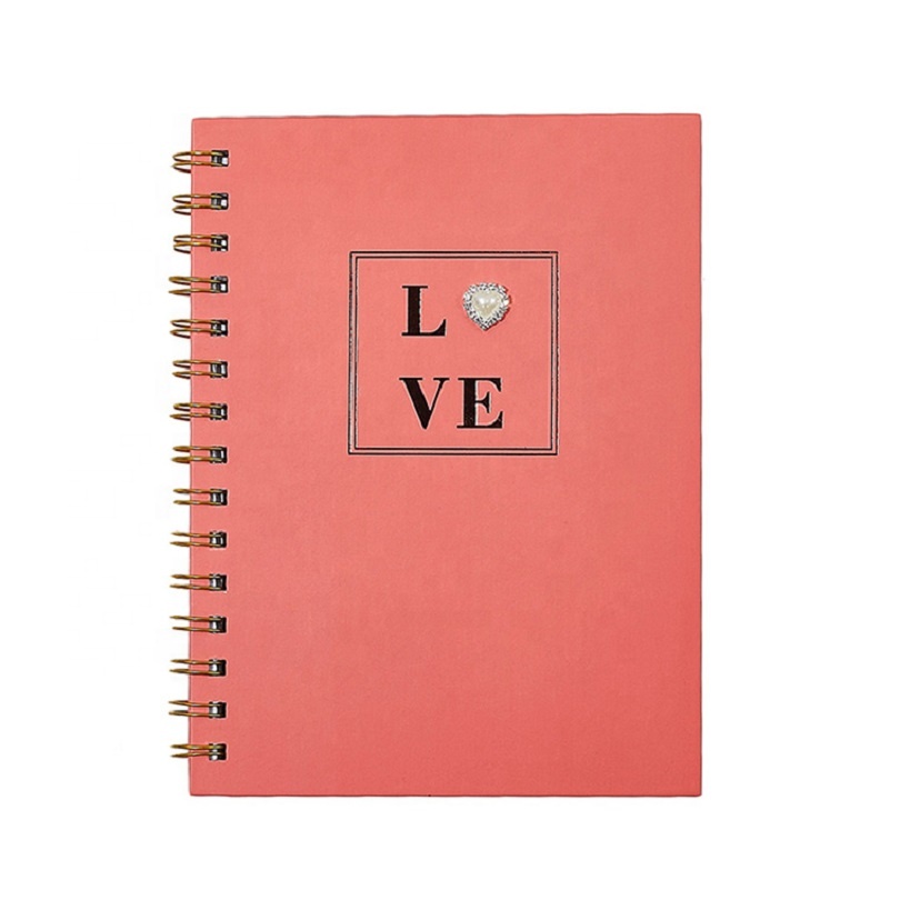 Модный бумажный дневник 2020 года, блокнот на спирали, дорожные журналы с индивидуальной печатью в твердой обложке для женщин