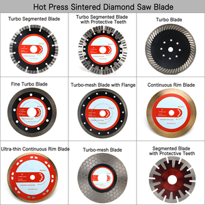 Disco de sierra de diamante segmentado en T de 4.5 pulgadas DT con dientes protectores para granito y mármol - Product Image 6