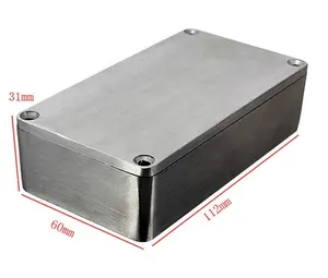 1590B scatola di custodia in alluminio con pedale effetto chitarra pressofuso