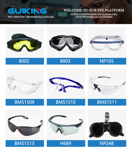Lunettes de sécurité laser multifonctionnelles certifiées CE avec monture en plastique, résistantes aux chocs, verres anti-buée, modèle 8006 - Product Image 5