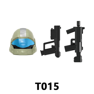 T012-T015 Personnage spatial <span class=keywords><strong>de</strong></span> science-fiction, <span class=keywords><strong>soldat</strong></span> avec casque, armes et accessoires, ensembles <span class=keywords><strong>de</strong></span> blocs <span class=keywords><strong>de</strong></span> construction éducatifs, jouets pour enfants - Product Image 5