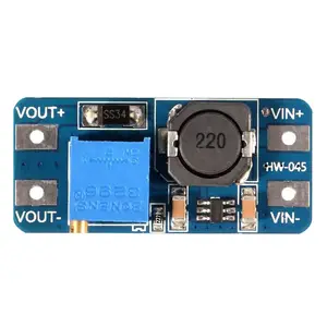 DC-DC modul daya Step-Up TYPE-C mikro Input USB voltase konverter 2A pelat tekanan Boost dapat disesuaikan SX1308 MT3608