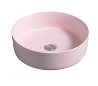 Lavabo en céramique moderne à poser sur comptoir, avec drain, facile à nettoyer, finition nickel, capacité 12L, pour salle de bain