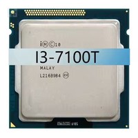 Processeur I3-7100T/SR35P d'occasion 3.40 GHz FCLGA1151 avec 3M de cache Meilleur prix Processeurs entièrement testés Processeur de jeu I3 7100T UTILISÉ