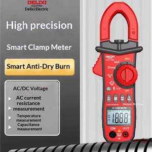 เดลิกซี่ แคลมป์ออน มัลติมิเตอร์ แอมมิเตอร์ มัลติฟังก์ชั่น ความแม่นยำสูง การวัดความจุไฟฟ้าแบบดิจิตอล เครื่องวัดแบบไม่สัมผัส - Product Image 5
