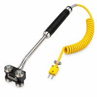 1,3 Juta 0-500 ℃   Probe Sensor Suhu Tipe K 120mm 81532A/81532B Sensor Suhu Permukaan