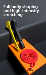 CZFITFactory - Juego de Bandas de Resistencia de Plástico y Goma con Logotipo Personalizado - 5-10 Libras, Plegables, Adecuadas para Dominadas en Casa o en el Gimnasio - Product Image 6