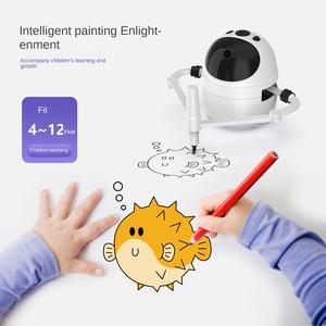 2025 nuovo divertente <span class=keywords><strong>coniglio</strong></span> intelligente scansione automatica pittura Robot <span class=keywords><strong>disegno</strong></span> giocattoli Set <span class=keywords><strong>di</strong></span> 3-8 anni illuminazione bambini giocattolo - Product Image 3
