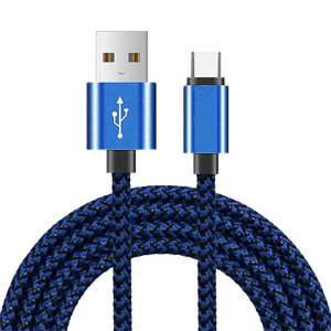 USB Đến Loại C Nylon 2 Màu Cáp Bện Cho <span class=keywords><strong>Android</strong></span> Sạc Điện Thoại Cáp Máy Tính Bảng Kết Nối Sạc Tường Và Xe Hơi - Product Image 6