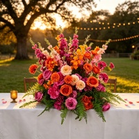 Fleurs de chemin de cérémonie en soie réalistes à prix direct usine pour les entreprises de location de mariages, avec avantages de décoration florale réutilisable