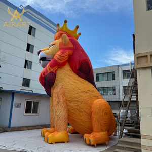 <span class=keywords><strong>Lion</strong></span> assis gonflable, <span class=keywords><strong>roi</strong></span> de <span class=keywords><strong>dessin</strong></span> <span class=keywords><strong>animé</strong></span> pour la décoration de festival de films, mascotte animale gonflable avec couronne pour l'affichage lors de fêtes - Product Image 6