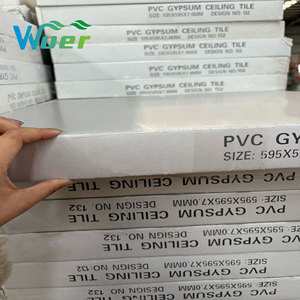 <span class=keywords><strong>Pannelli</strong></span> per Controsoffitti in Gesso <span class=keywords><strong>60x60</strong></span> Rivestiti in Vinile e Laminati in PVC dal Design Moderno e di Tendenza del Fornitore Woer - Product Image 6