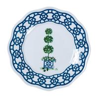 Vaisselle en mélamine Assiettes et bols Lave-vaisselle à étagère supérieure Ensemble de vaisselle sûre pour usage quotidien-Motif granit Gris