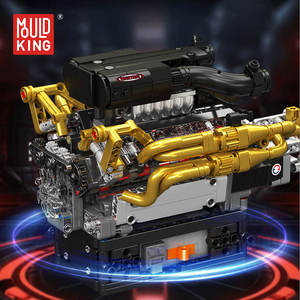 Mould King 10224 974 Pezzi Serie Motore RC Valkyrie V12 Modello di Motore in Blocchi da Costruzione Giocattoli Educativi Tecnici Regalo Festivo - Product Image 2