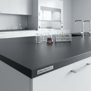 Plan de travail en stratifié compact en résine phénolique de 20 mm, résistant aux acides et aux alcalis, pour usage hospitalier - Product Image 5