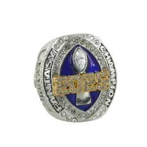 Anillo de Colección de Fútbol Americano Estilo Vintage del Campeonato FFL 2025, Anillos de Aleación con Piedras Preciosas, Favorito de los Fans - Product Image 1