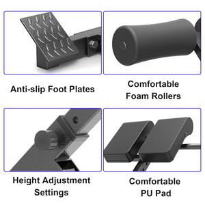 Verstärkter und Stabilisierter Verstellbarer Römischer Stuhl Hyperextensionsbank für den Heimgebrauch - Product Image 3
