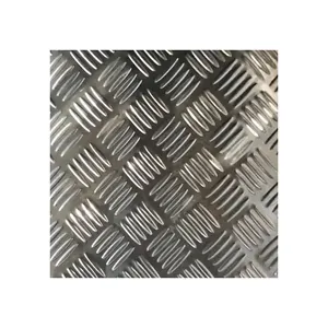 Diamant/karussellisierte dekorative Tränenstrahl geprägte Legierung Edelstahlplatte Anti-Rutsch-Platte Aluminium-Kontrollplatte