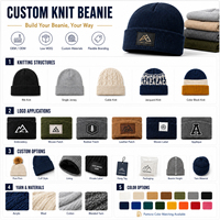 Bonnet en coton jacquard personnalisé OEM avec lettres et strass, style slouchy