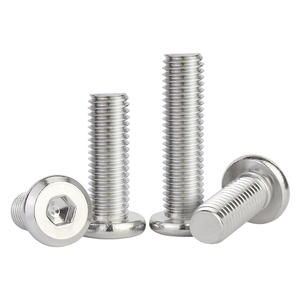 Viti a Testa Piatta Smussata con Esagono Incassato in Acciaio Inox 304 M2 M2.5 M3 M4 M5 M6 M8 M10 M12 Bulloni per Mobili con Testa Rotonda Grande - Product Image 6