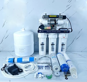Purificador de agua UV comercial de 7 etapas Sistema de filtro de PP para maquinaria de tratamiento de agua potable doméstica - Product Image 1