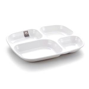<span class=keywords><strong>Plateau</strong></span> de repas en mélamine à 4 compartiments pour <span class=keywords><strong>restaurant</strong></span> de restauration rapide, hôpital, vente chaude - Product Image 4