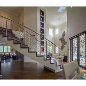 Balustrades de balcon en acier inoxydable 316, barres transversales, rampes de commerce, tuyaux d'escalier, Balustrade de <span class=keywords><strong>poteau</strong></span> - Product Image 4