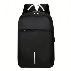 Anti-theft <b>Laptop</b> Backpack with USB 15.6 Inch Oxford Business Backpack <b>Lock</b> Custom Logo Print Carry-On Polyester Lining Unisex - Product Image 6