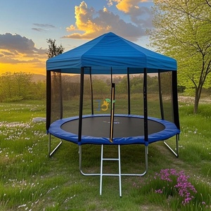 12FT 14FT Adults Outdoor Indoor Big Safety Garden Child/Kids Fitness Jumping Bungee Recreational <strong>Trampoline</strong> with <strong>Tent</strong> for Sale - Product Image 6
