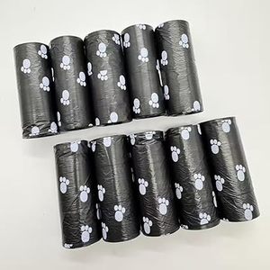 Bolsas para excrementos Huamaohengchun a prueba de fugas con diseño de huellas de pata. Portátiles, fáciles de guardar y de mantener. - Product Image 5