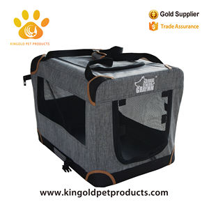 OEM Folding Portable Soft Oxford Fabric Anti Scratch Mesh Pet Dog Crate Durable Pet Dog <b>Cat</b> Kennel - Product Image 2