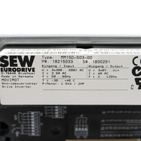 Variador de Frecuencia SEW-EURODRIVE MM15D-503-00 MOVIMOT Original para CNC, Equipo Eléctrico, Hecho en Alemania