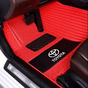 พรมปูพื้นรถยนต์หนังสั่งทำพิเศษสำหรับ Toyota, Honda, BMW, Ford, Tesla, Volkswagen, Range Rover-K5 และ K3 ผลิตจากวัสดุ Ru - Product Image 1